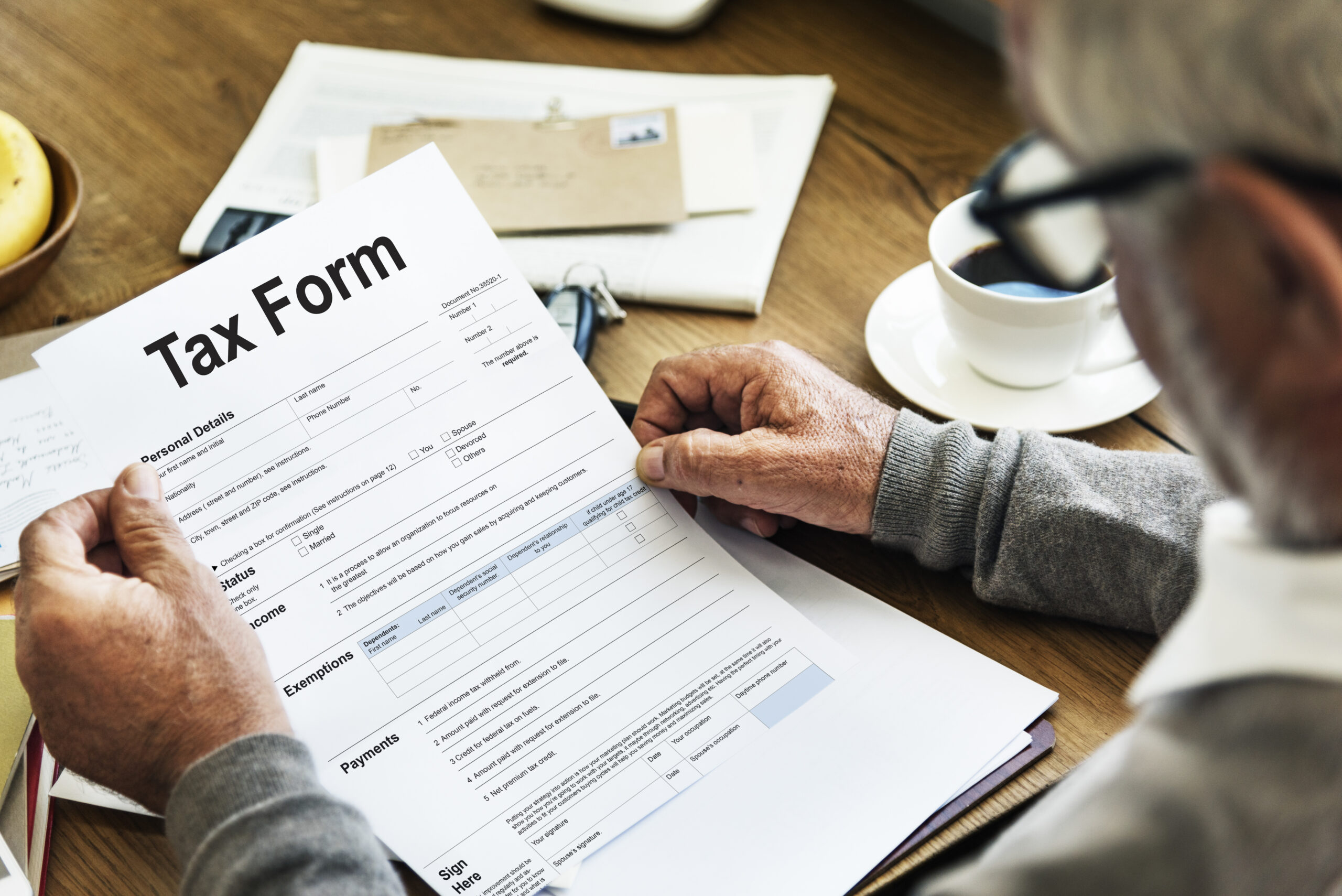Tax Credits Claim Return Deduction Refund Concept Tax Credits Claim Return Deduction Refund Concept